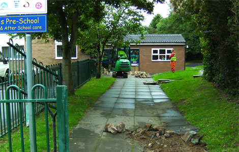 School Path Repairs Bromsgrove